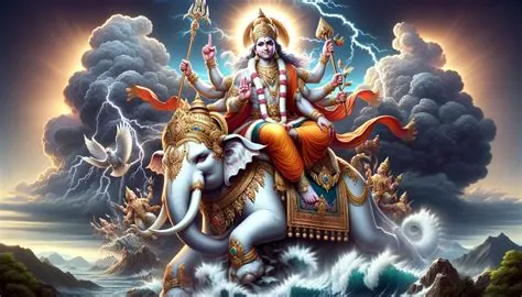 “Indra and the Jealous God” – A Story About Divine Rivalry and Human Weakness